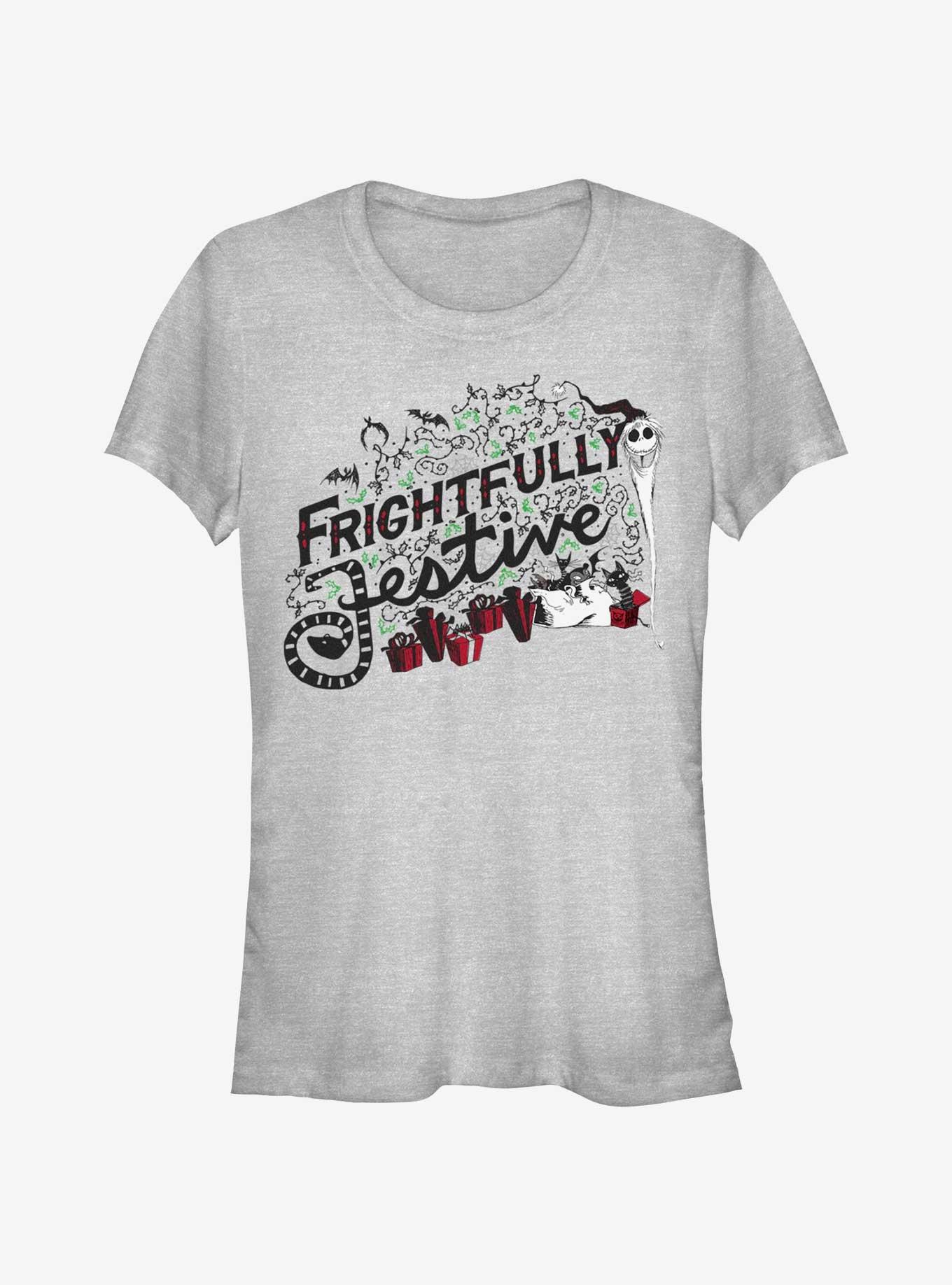 Disney The Nightmare Before Christmas Frightfully Festive Girls T-Shirt, , hi-res