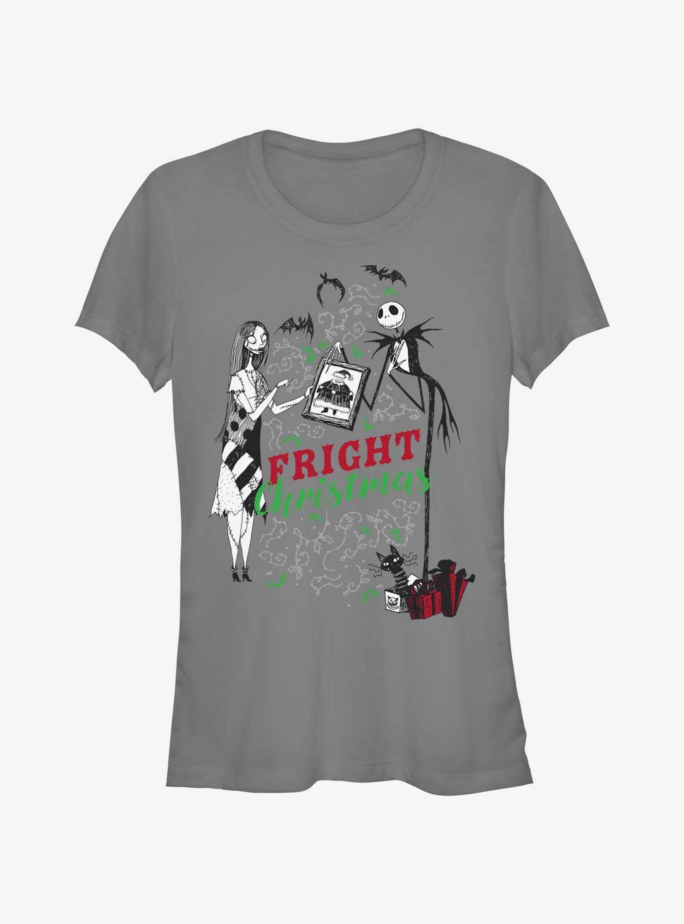 Disney The Nightmare Before Christmas Fright Christmas Jack & Sally Girls T-Shirt, , hi-res