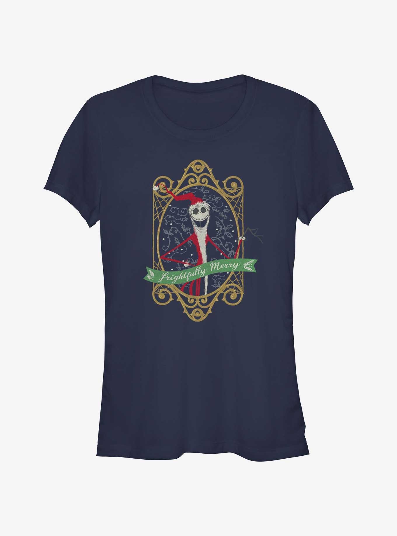 Disney The Nightmare Before Christmas Frightfully Merry Jack Girls T-Shirt, , hi-res