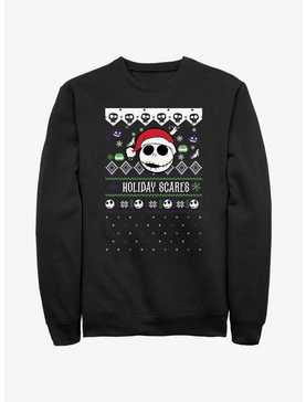 Disney Nightmare Before Christmas Ugly Holiday Jack Snowfall Sweatshirt, , hi-res