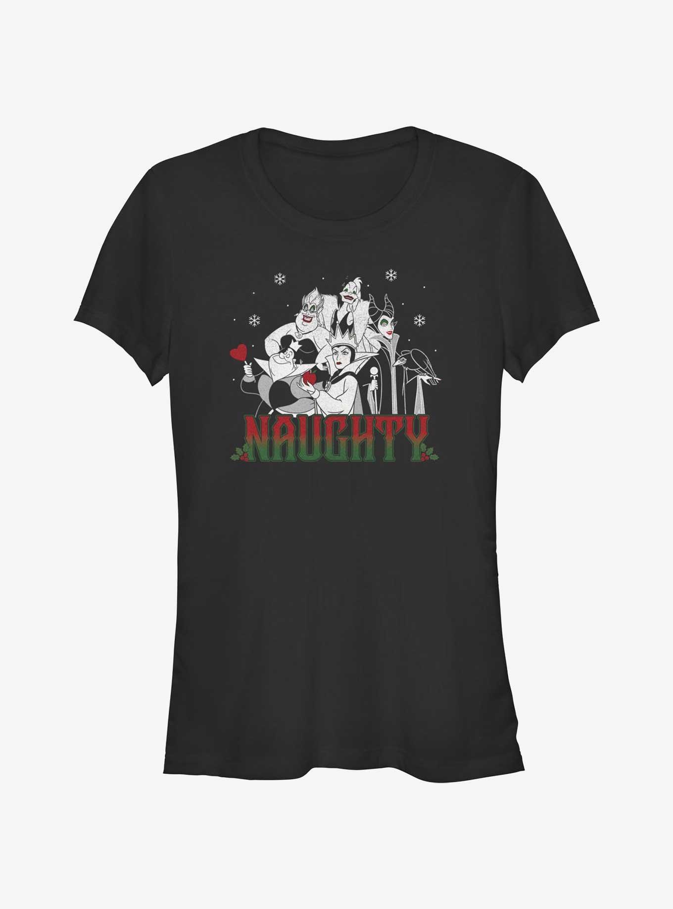 Disney Villains Naughty Villians Girls T-Shirt