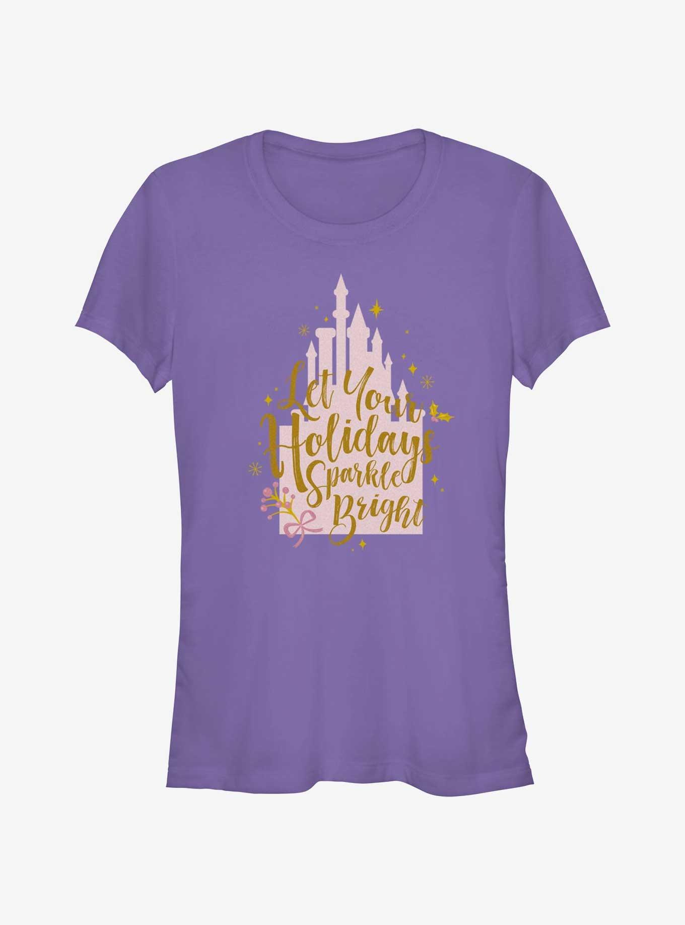 Disney Princesses Holidays Sparkle Bright Girls T-Shirt, , hi-res