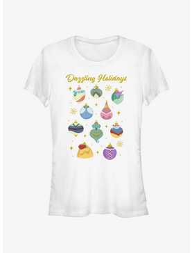 Disney Princesses Dazzling Holiday Ornaments Girls T-Shirt, , hi-res