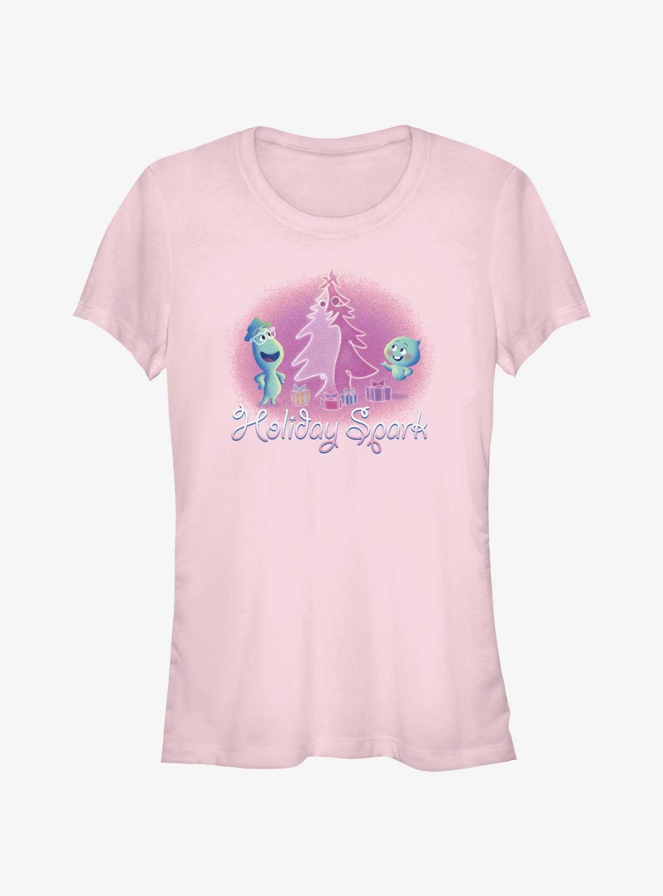 Disney Pixar Soul Holiday Spark Girls T-Shirt, LIGHT PINK, hi-res