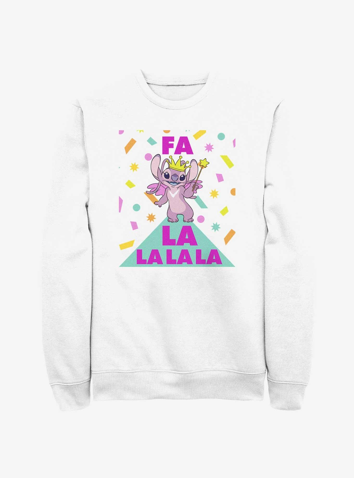 Disney Lilo & Stitch Fa La La Angel Sweatshirt, , hi-res