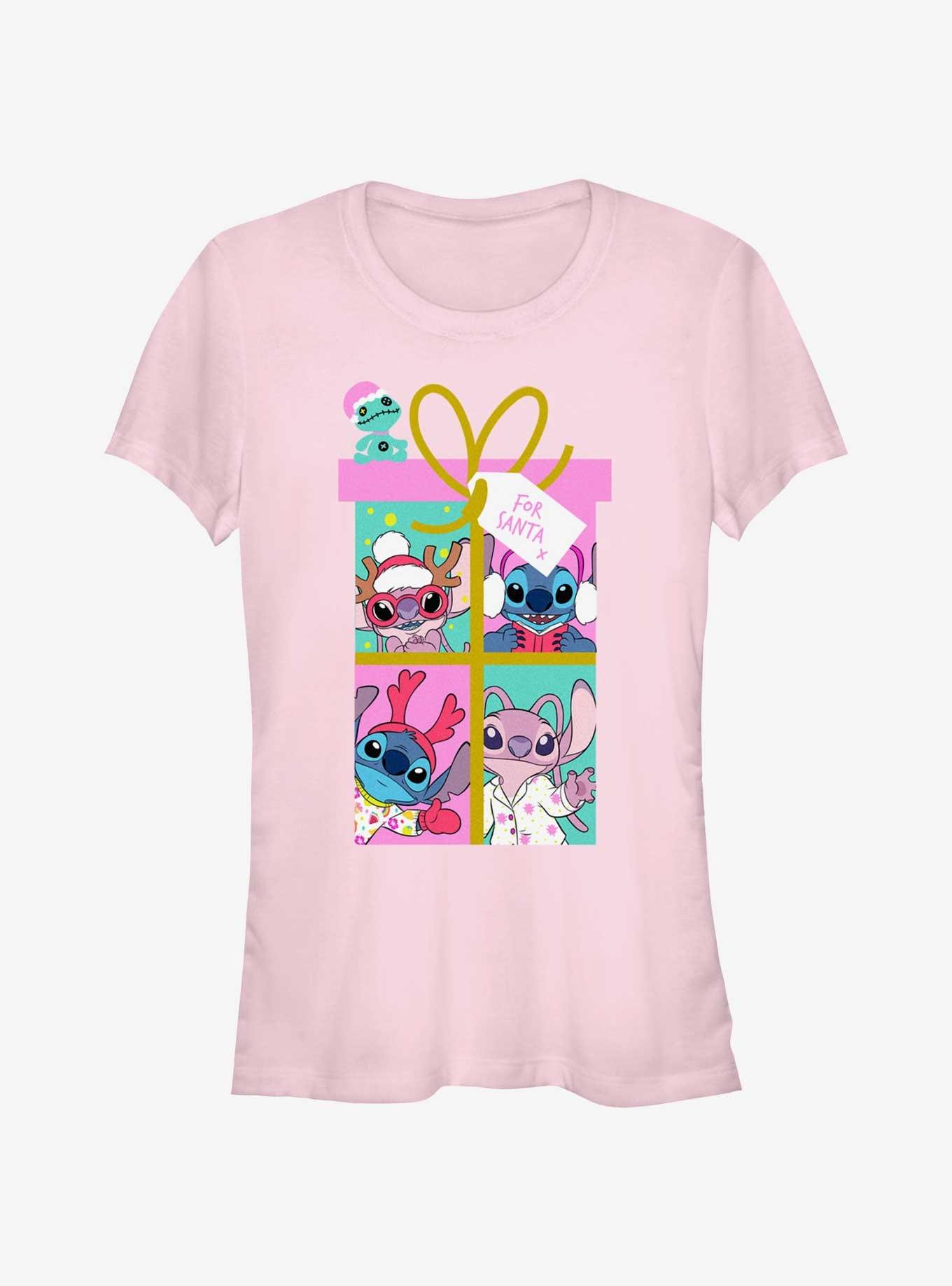 Official Disney Lilo & Stitch Gifts Girls T-Shirt Pink