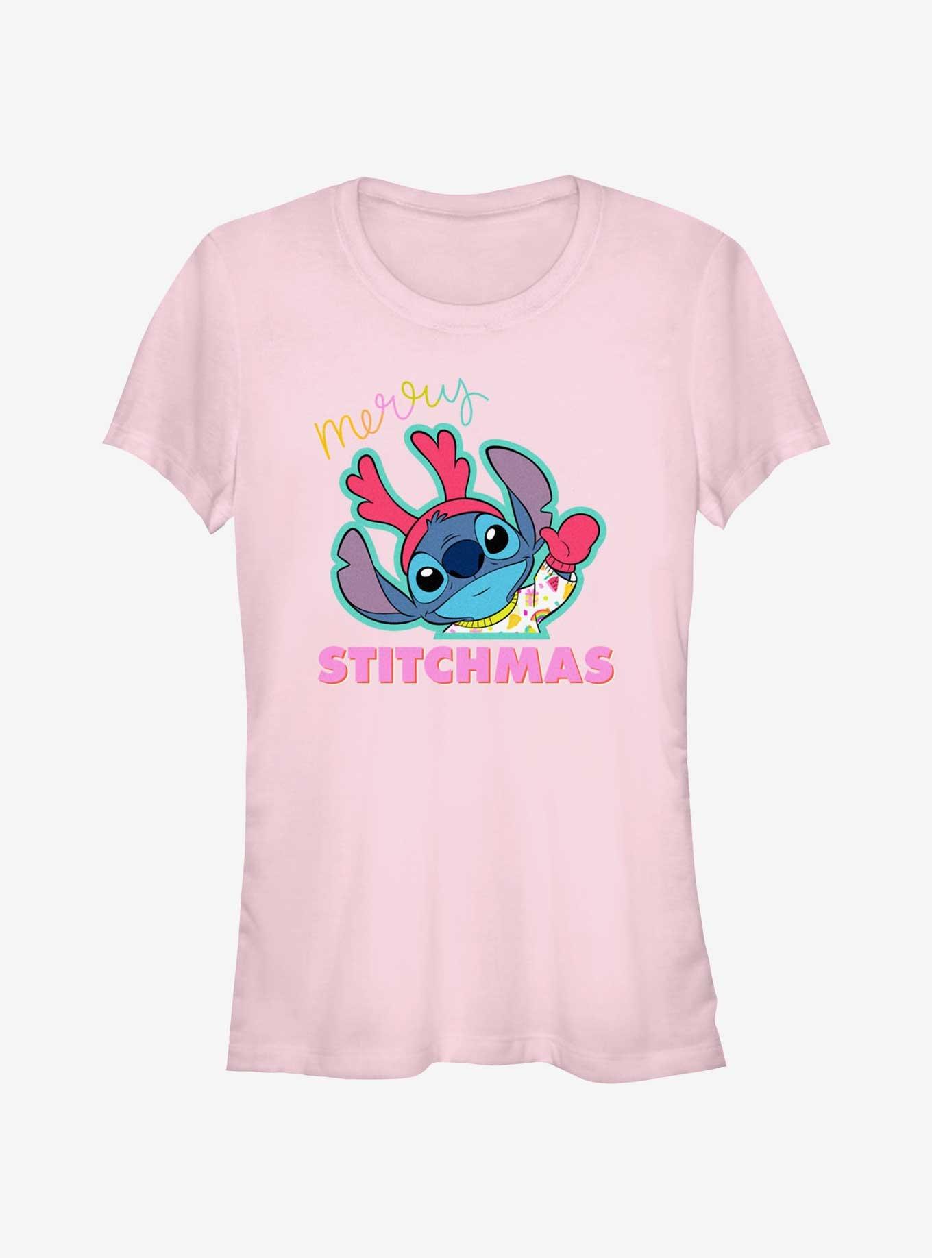 Disney Lilo & Stitch Merry Stitchmas Girls T-Shirt, , hi-res