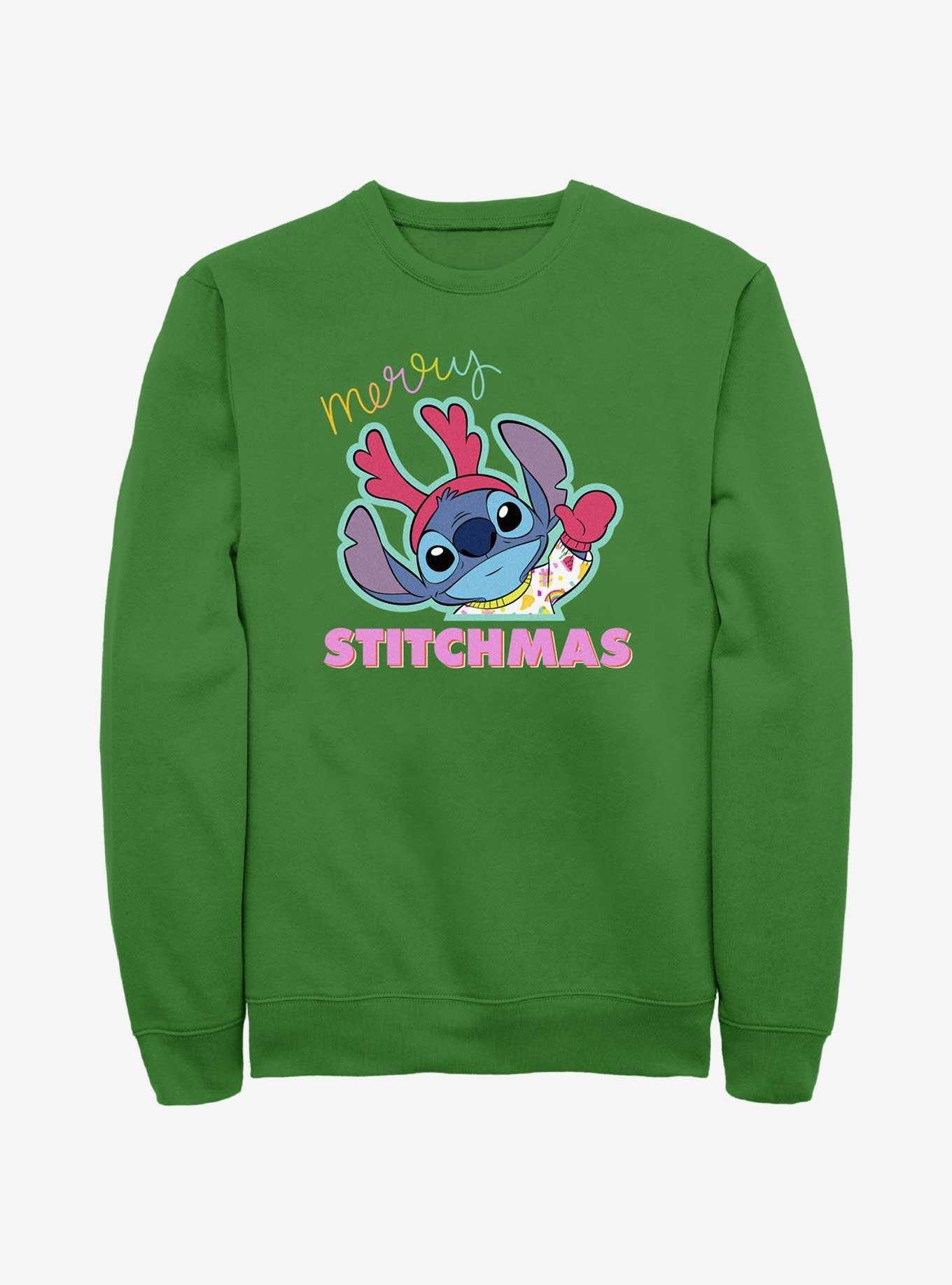 Disney Lilo & Stitch Merry Stitchmas Sweatshirt, , hi-res