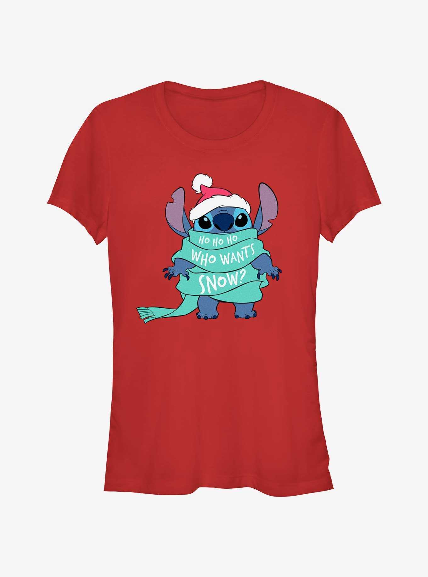 Disney Lilo & Stitch Who Wants Snow Girls T-Shirt, , hi-res