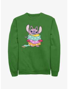Disney Lilo & Stitch Experiment 624 Angel Wrapped In Scarves Sweatshirt, , hi-res