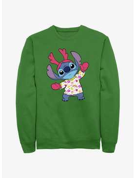 Disney Lilo & Stitch Reindeer Stitch Sweatshirt, , hi-res
