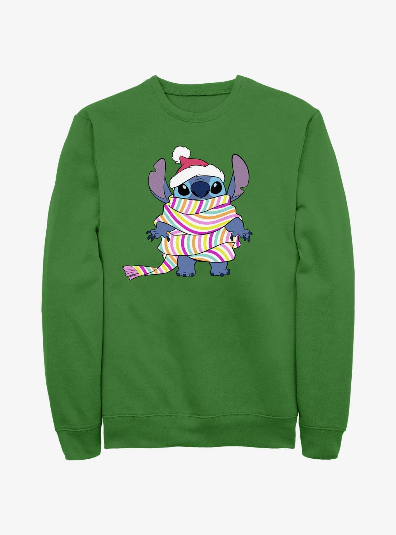 Disney Lilo & Stitch Wrapped In a Scarf Sweatshirt, , hi-res