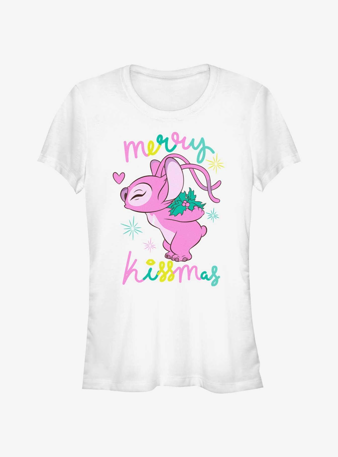 Disney Lilo & Stitch Kissmas Angel Girls T-Shirt, , hi-res