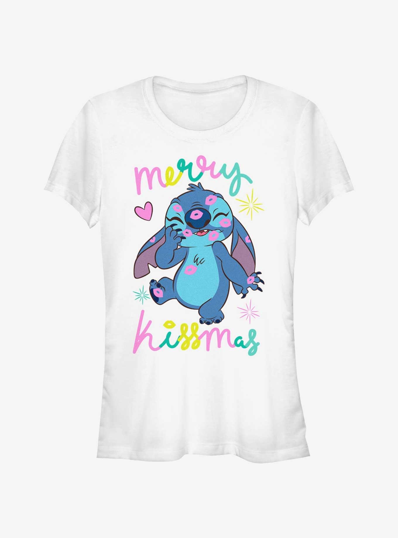 Disney Lilo & Stitch Kissmas Stitch Girls T-Shirt, , hi-res