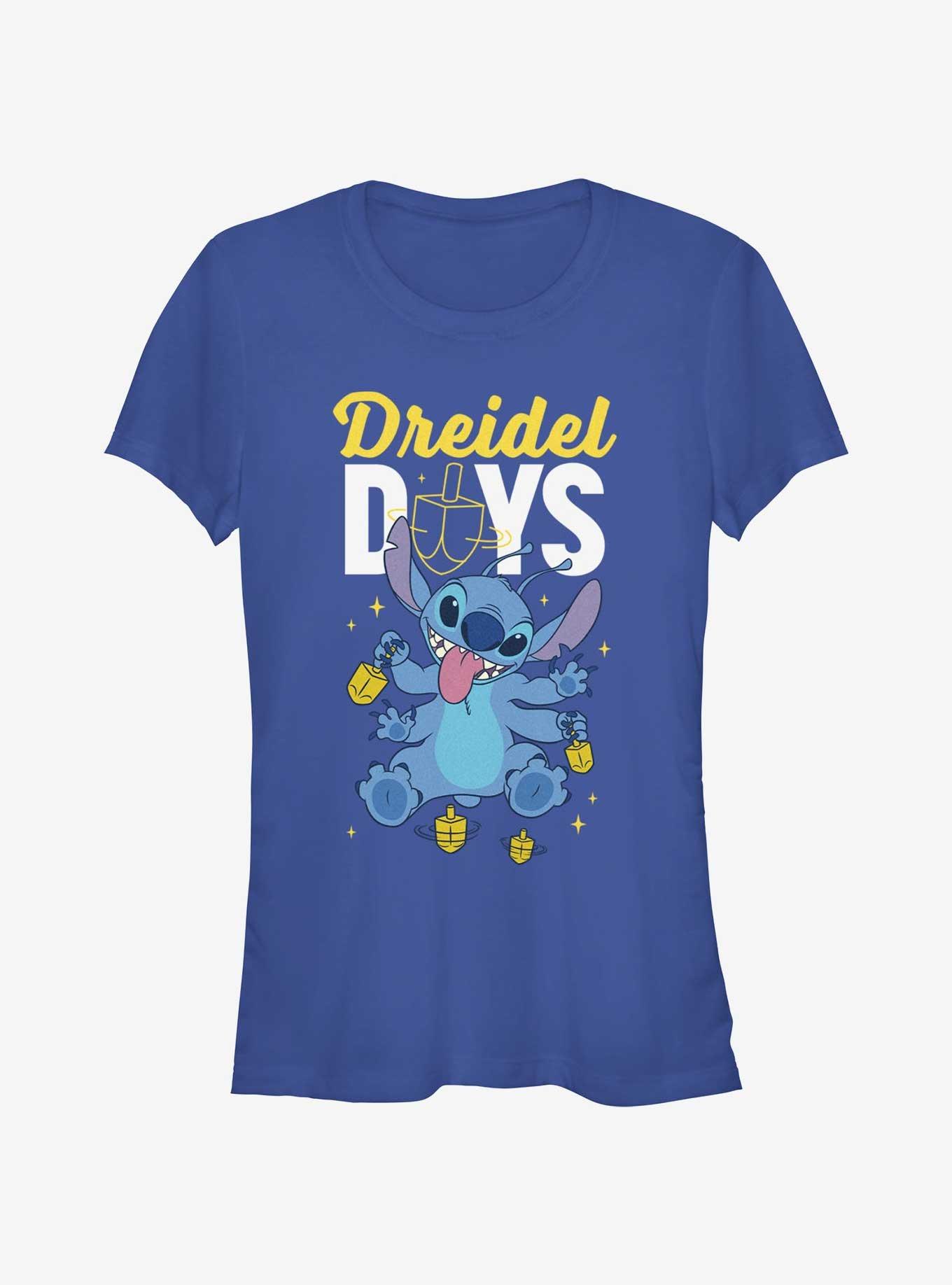 Disney Lilo & Stitch Dreidel Days Girls T-Shirt, ROYAL, hi-res