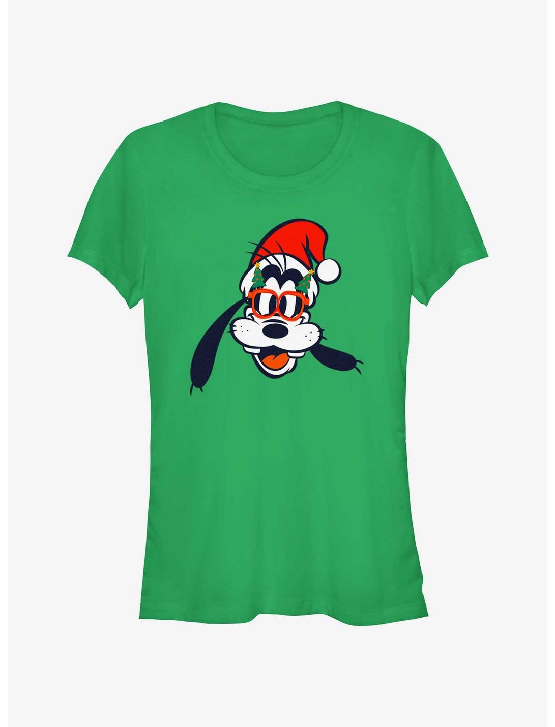Disney Goofy Christmas Glasses Girls T-Shirt, KELLY, hi-res