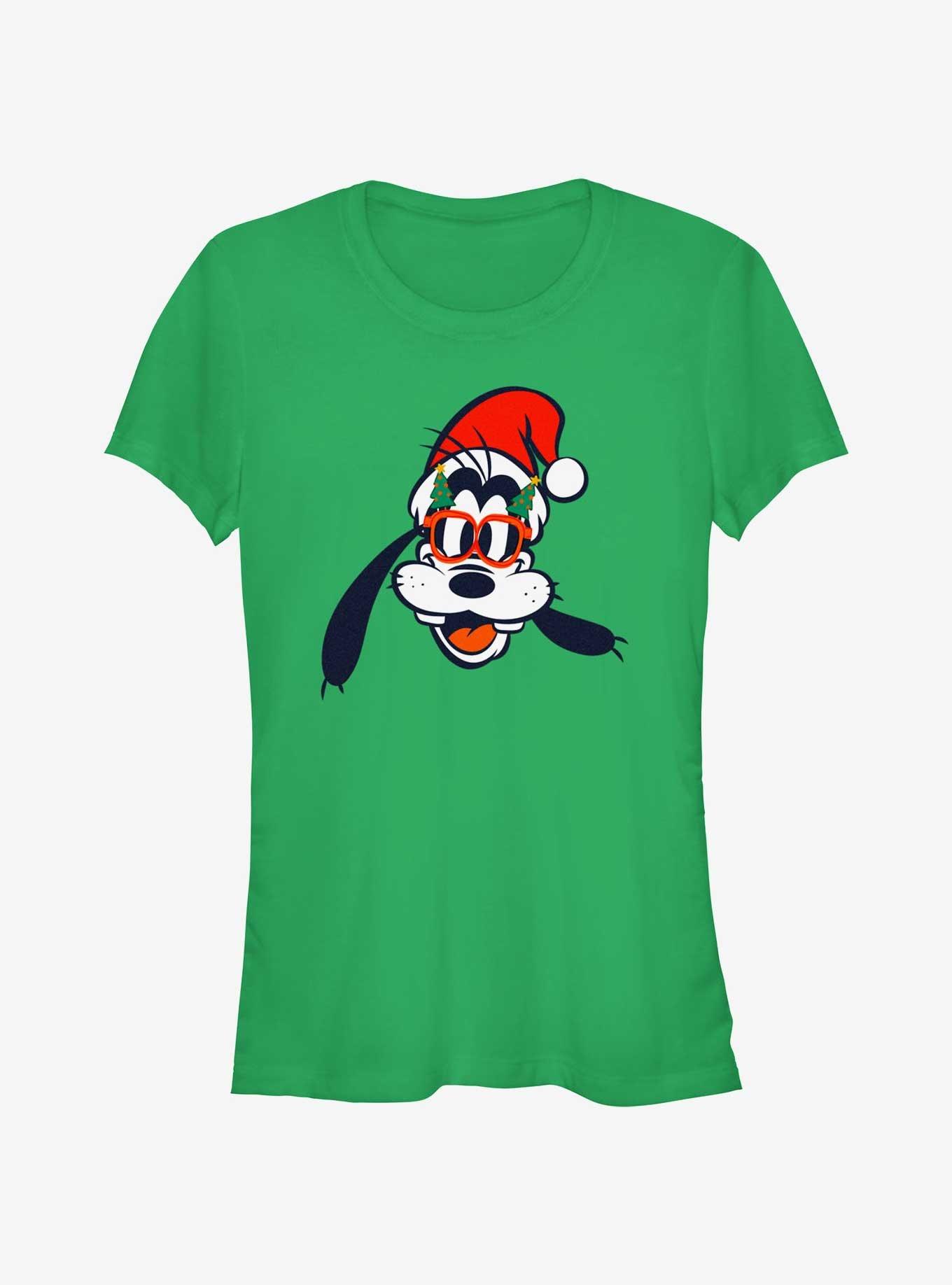 Disney Goofy Christmas Glasses Girls T-Shirt, KELLY, hi-res