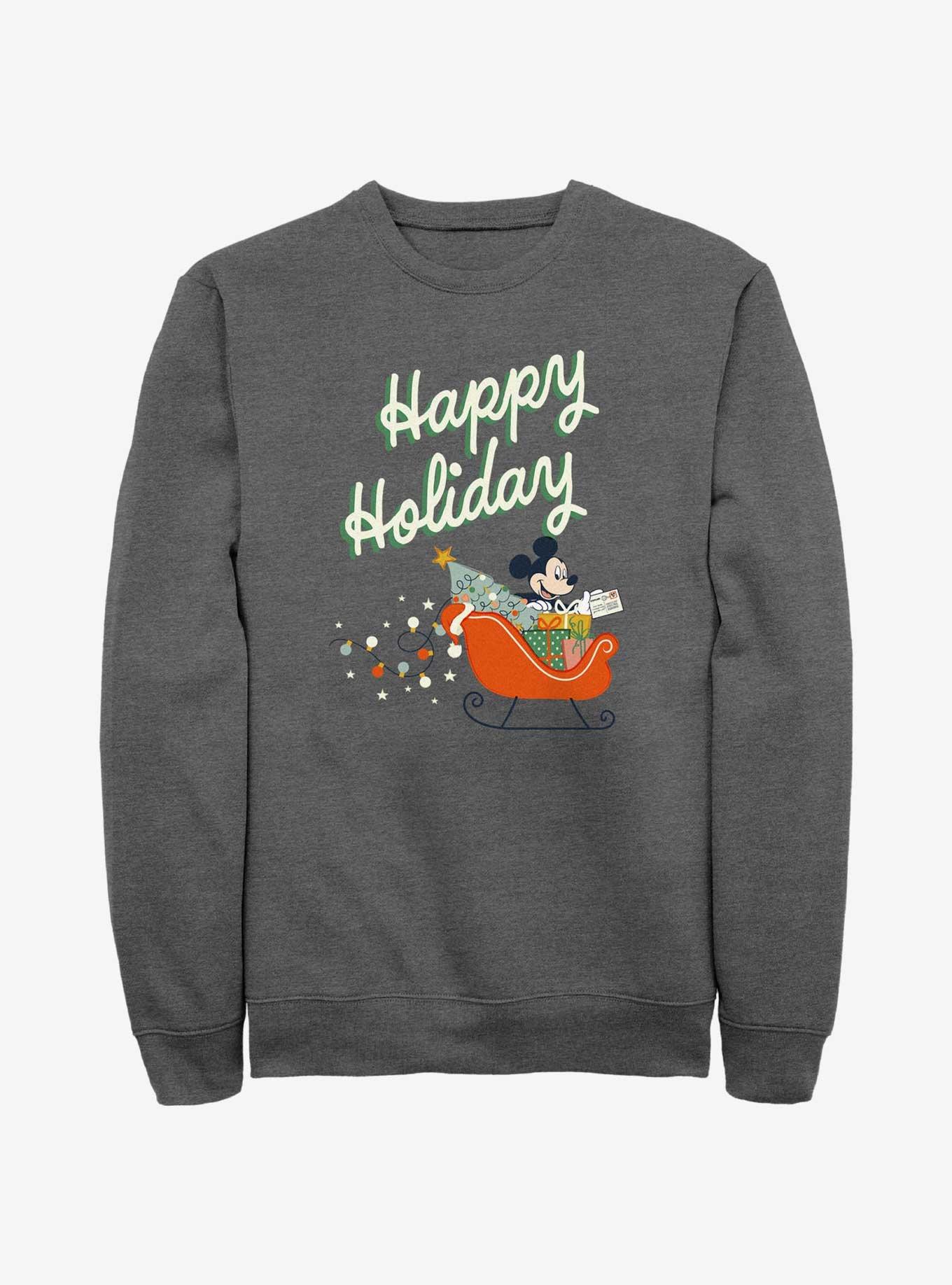 Disney Mickey Mouse Happy Holiday Sweatshirt, , hi-res