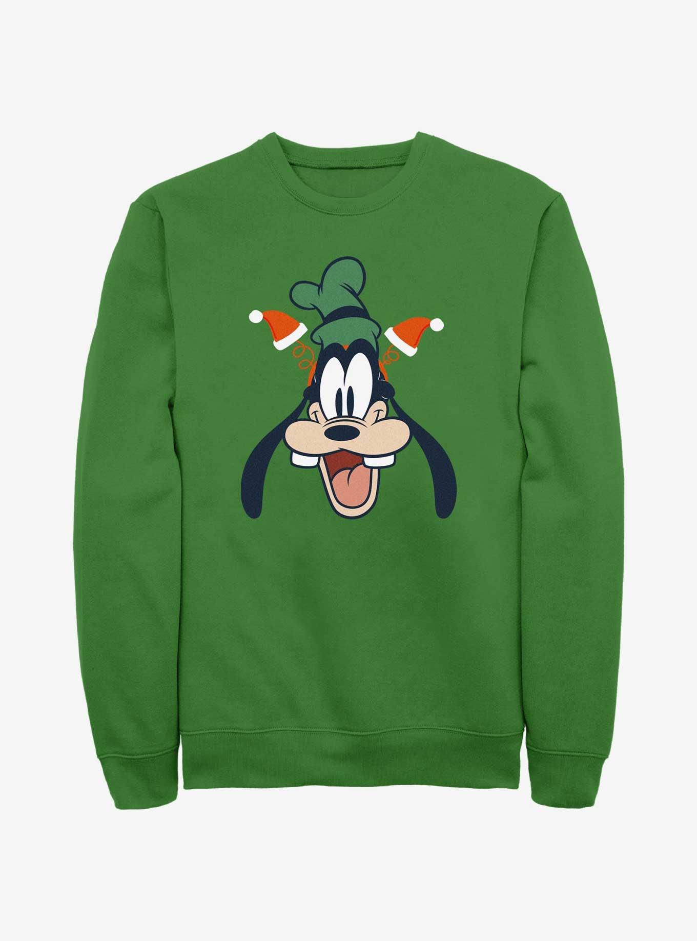 Disney Goofy Santa Hats Sweatshirt, , hi-res