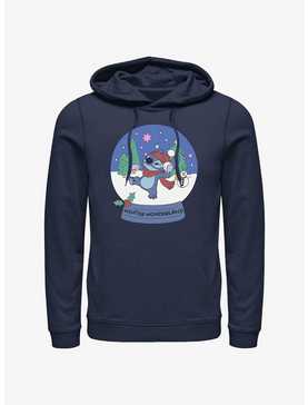 Disney Lilo & Stitch Winter Wonderland Snowglobe Hoodie, , hi-res