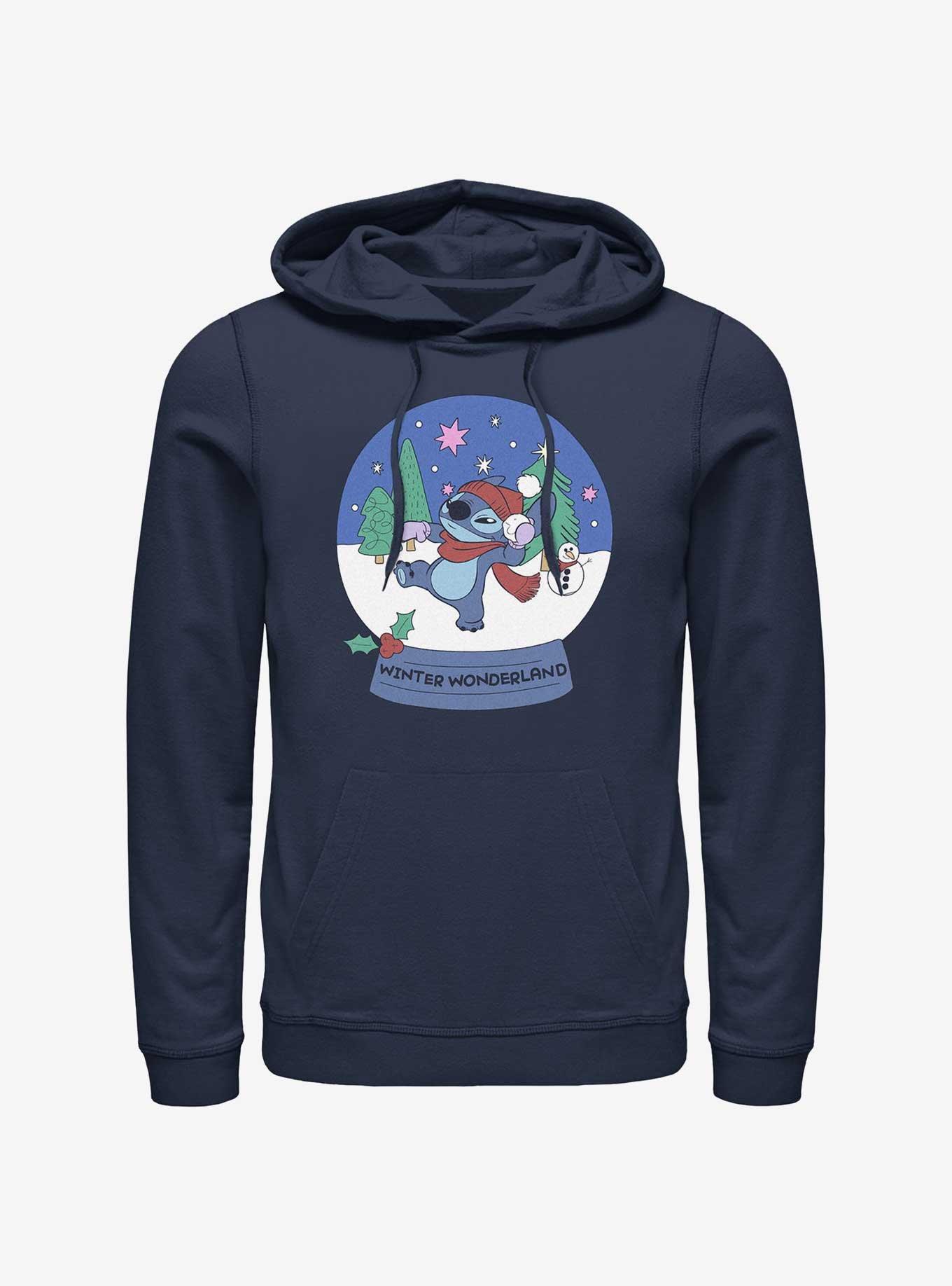 Disney Lilo & Stitch Winter Wonderland Snowglobe Hoodie, , hi-res