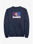 The Year Without a Santa Claus Heat Miser Do I Look Like I Care Meme Sweatshirt, NAVY, hi-res
