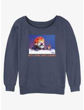 The Year Without a Santa Claus Heat Miser Do I Look Like I Care Meme Womens Slouchy Sweatshirt, , hi-res
