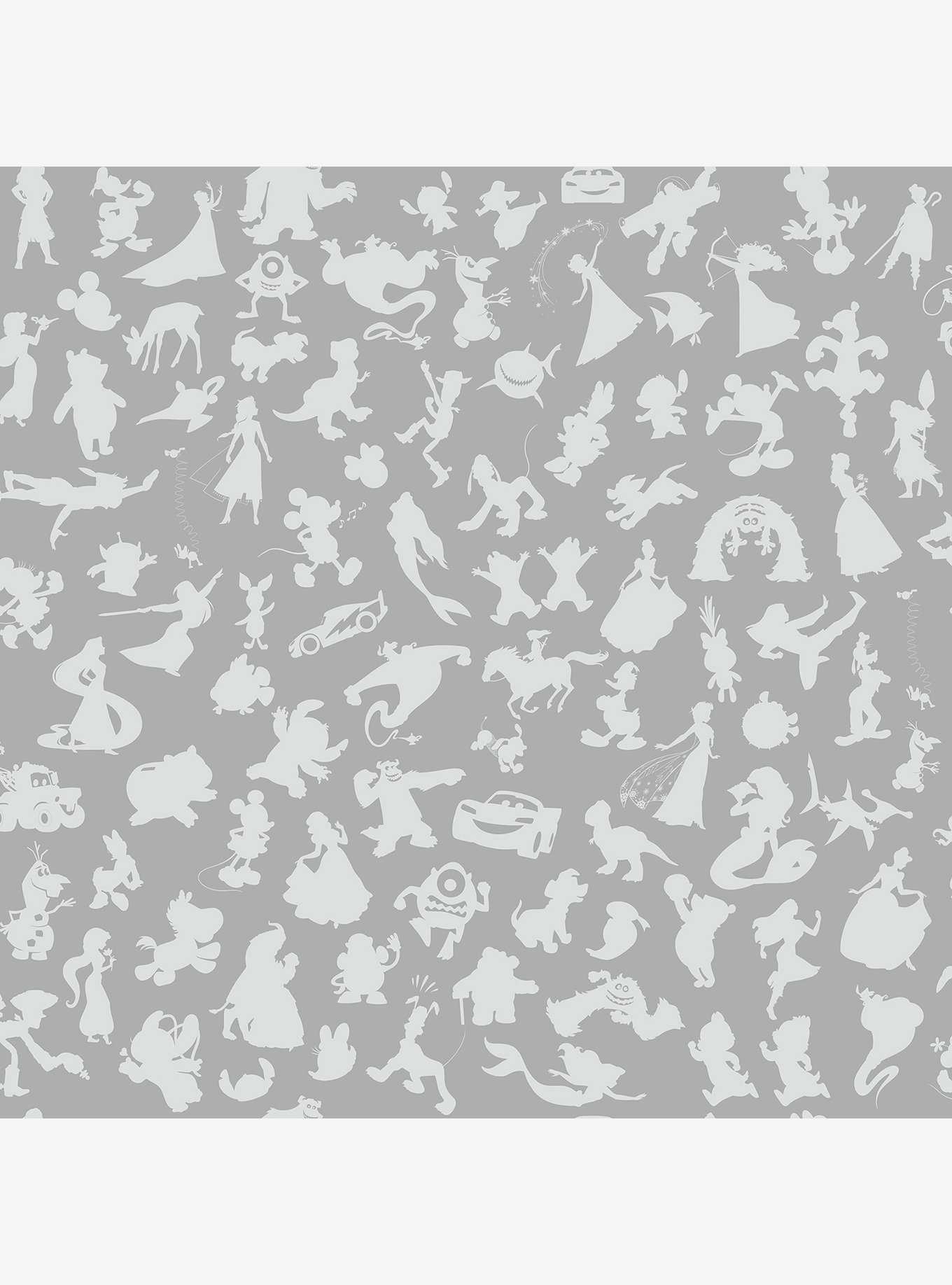 Disney100 Characters Silver Peel and Stick Wallpaper, , hi-res