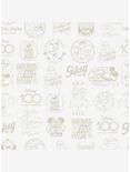 Disney100 Icons Beige Peel and Stick Wallpaper, , hi-res