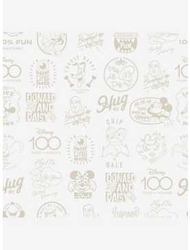 Disney100 Icons Beige Peel and Stick Wallpaper, , hi-res