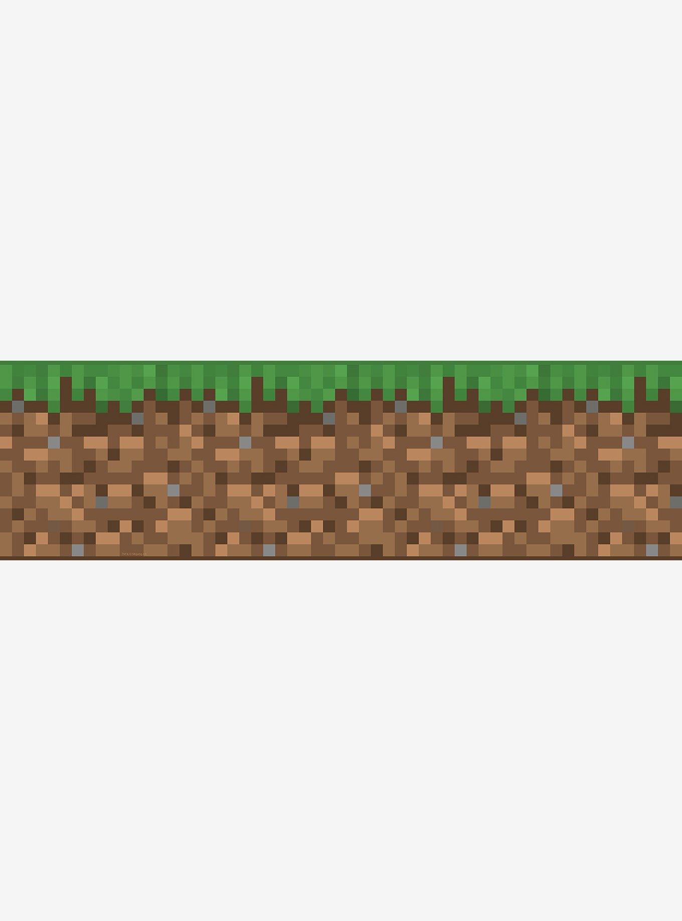 Minecraft Iconic Grass Peel and Stick Wallpaper Border