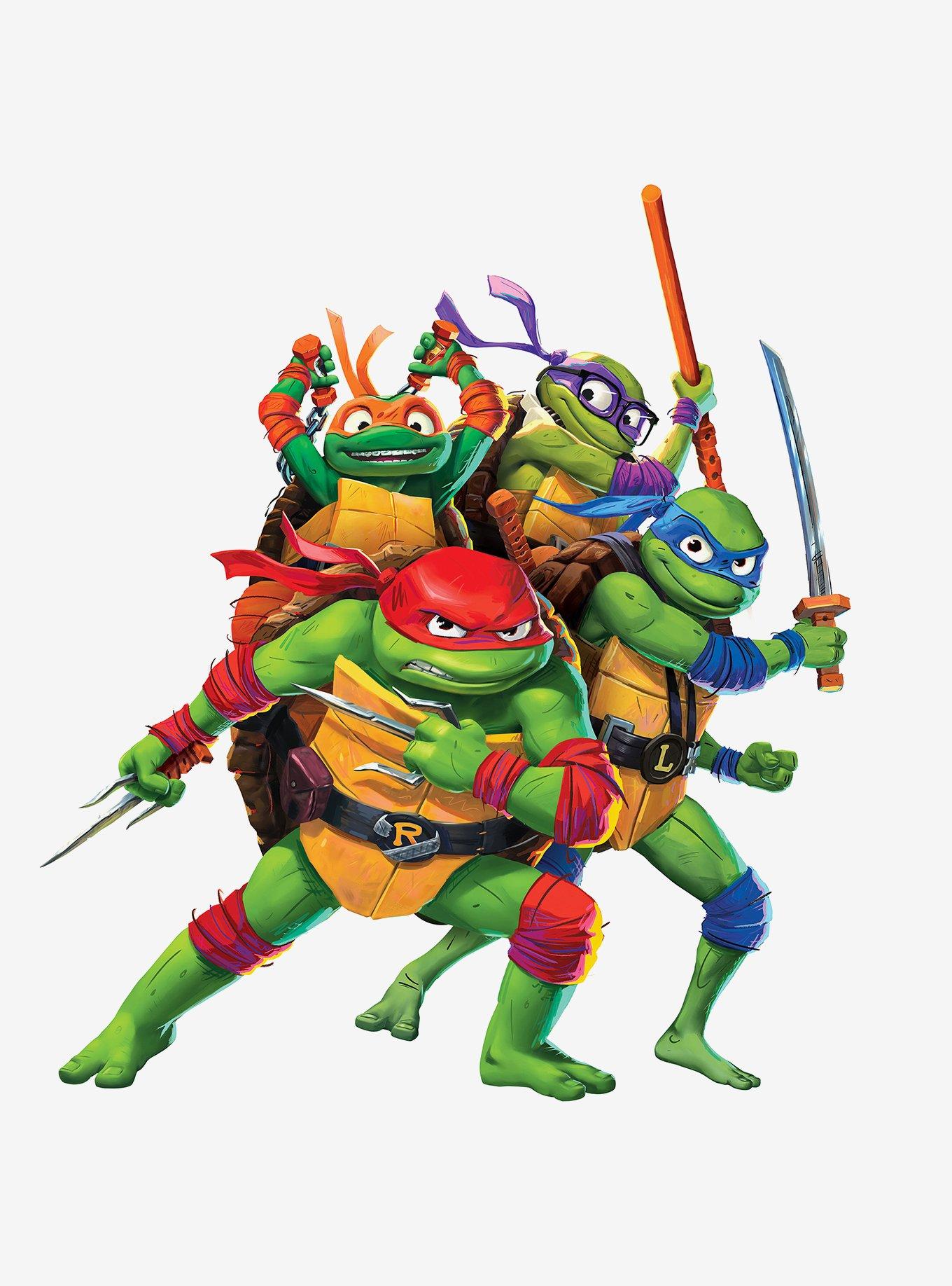 Teenage Mutant Ninja Turtles: Mutant Mayhem Group Giant Peel and Stick Wall Decals, , hi-res