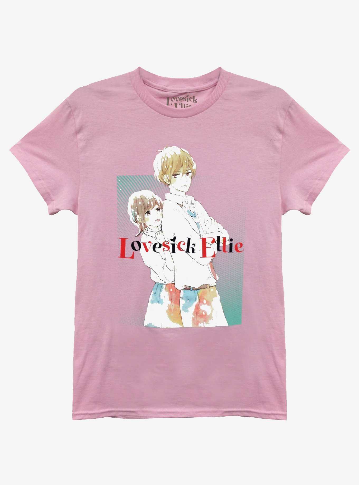 Lovesick Ellie Manga Cover Boyfriend Fit Girls T-Shirt, , hi-res