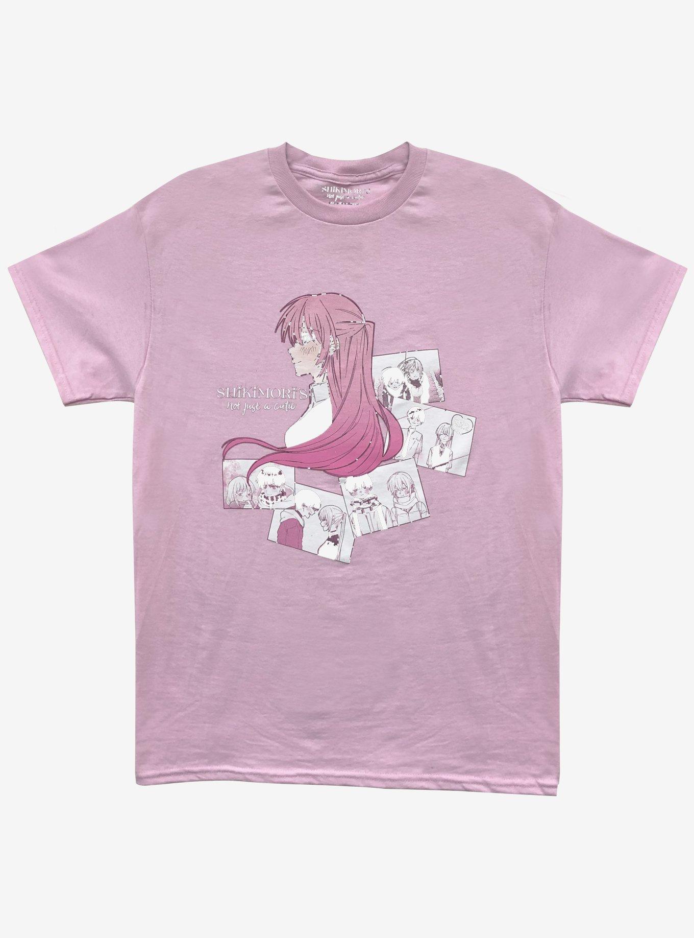 Shikimori's Not Just A Cutie Profile Boyfriend Fit Girls T-Shirt, MULTI, hi-res