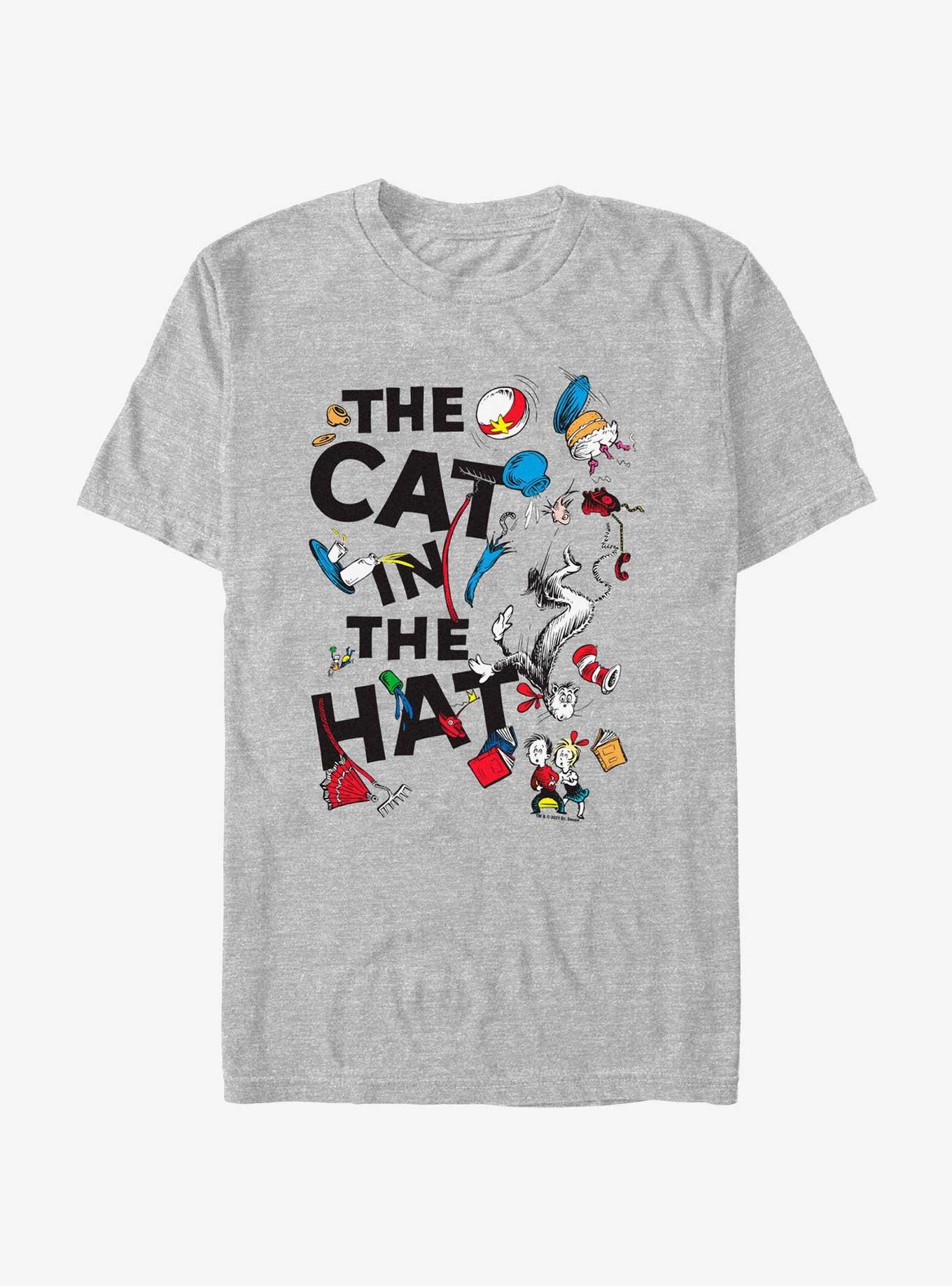 Dr. Seuss The Cat In The Hat Juggling T-Shirt, ATH HTR, hi-res