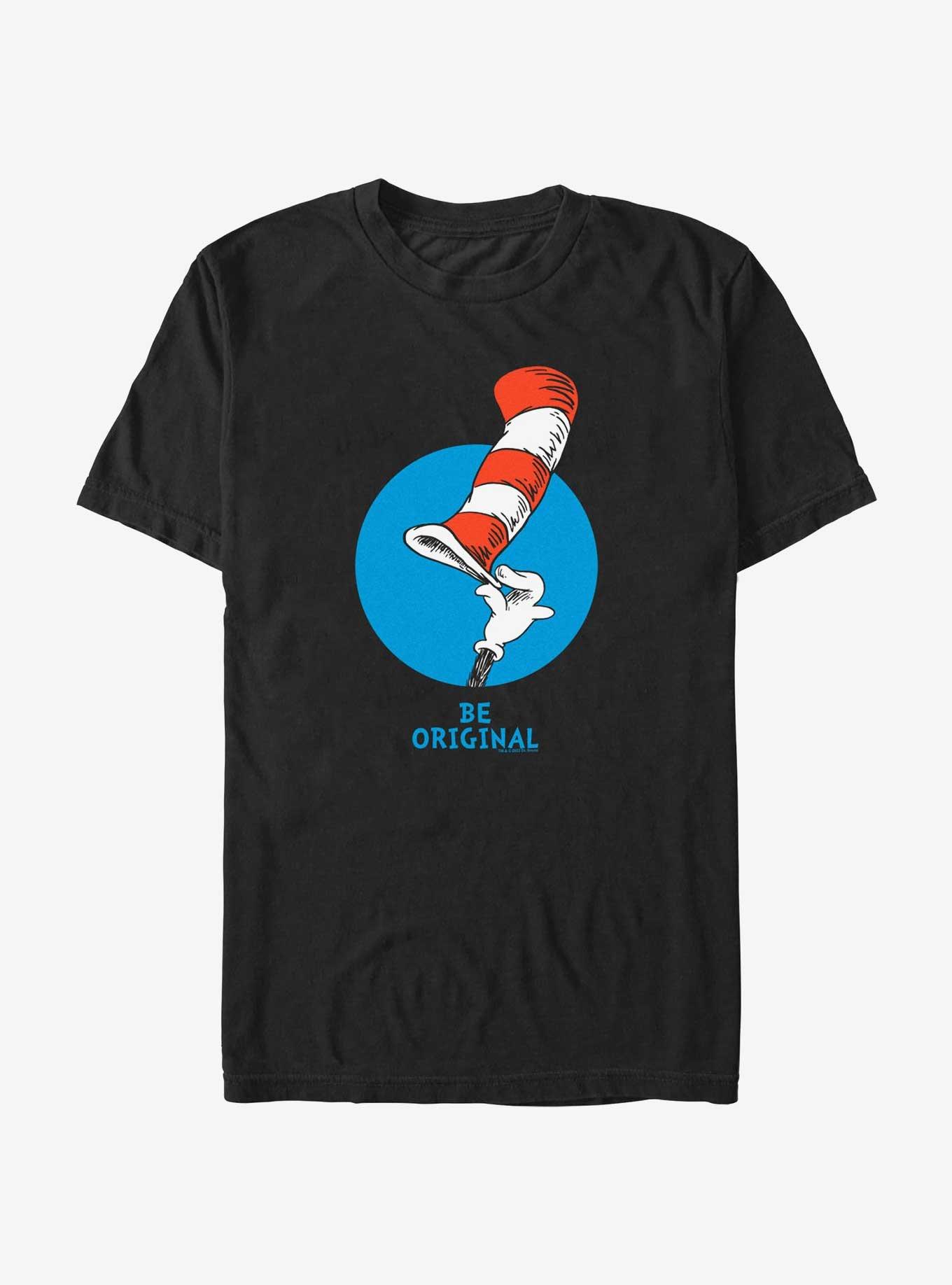 Dr. Seuss Tip The Hat T-Shirt, BLACK, hi-res