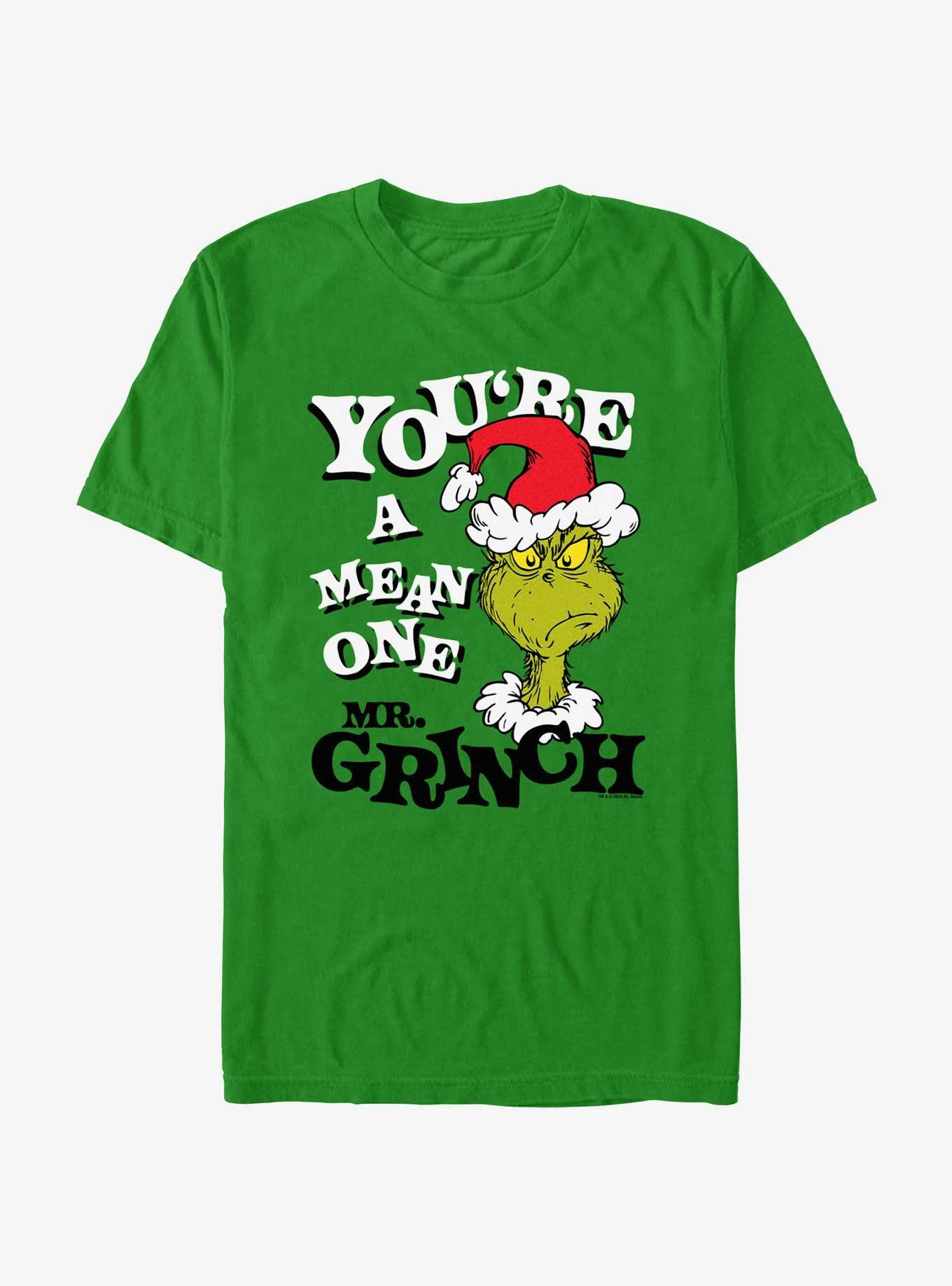 Dr. Seuss You're A Mean One Mr. Grinch T-Shirt - GREEN | Hot Topic
