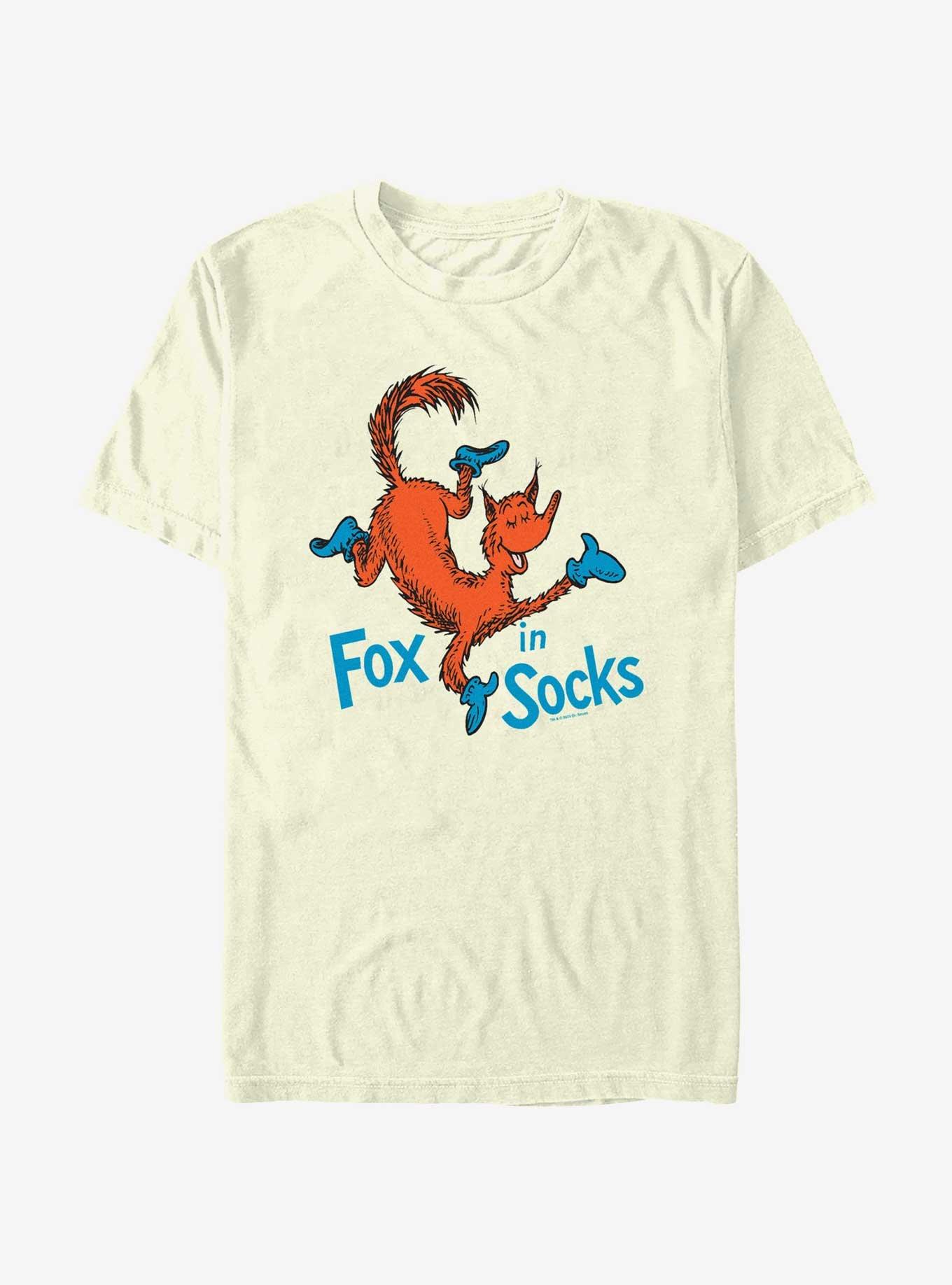 Dr. Seuss Fox In Socks T-Shirt, NATURAL, hi-res