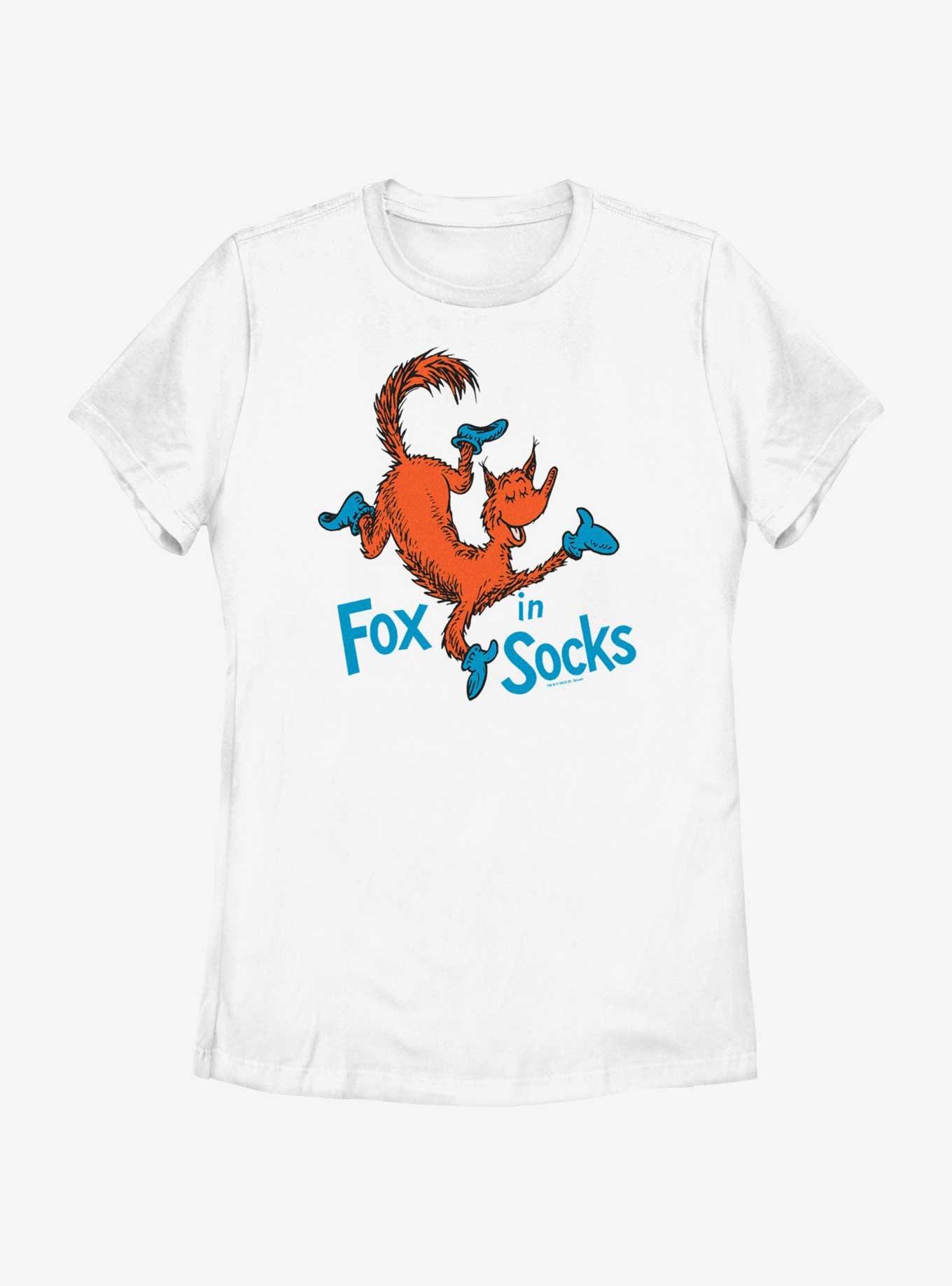 Dr. Seuss Fox In Socks Womens T-Shirt