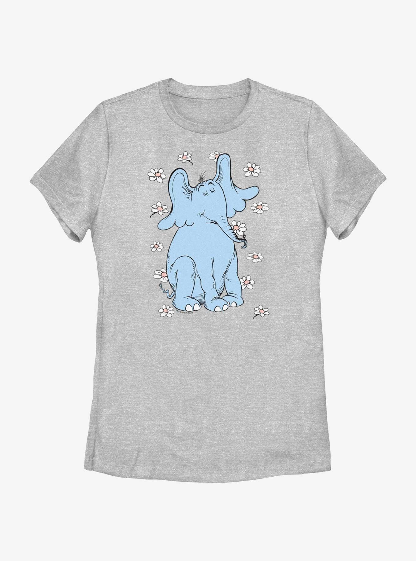 Dr. Seuss Peaceful Horton Womens T-Shirt, ATH HTR, hi-res