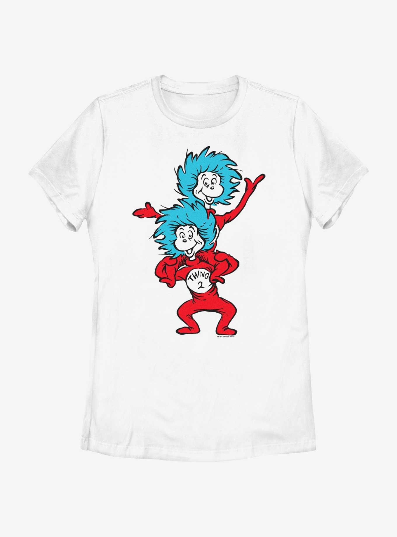 Dr. Seuss Thing 1 Thing 2 Womens T-Shirt