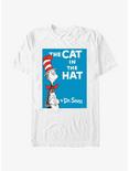 Dr. Seuss The Cat In The Hat Poster T-Shirt, WHITE, hi-res
