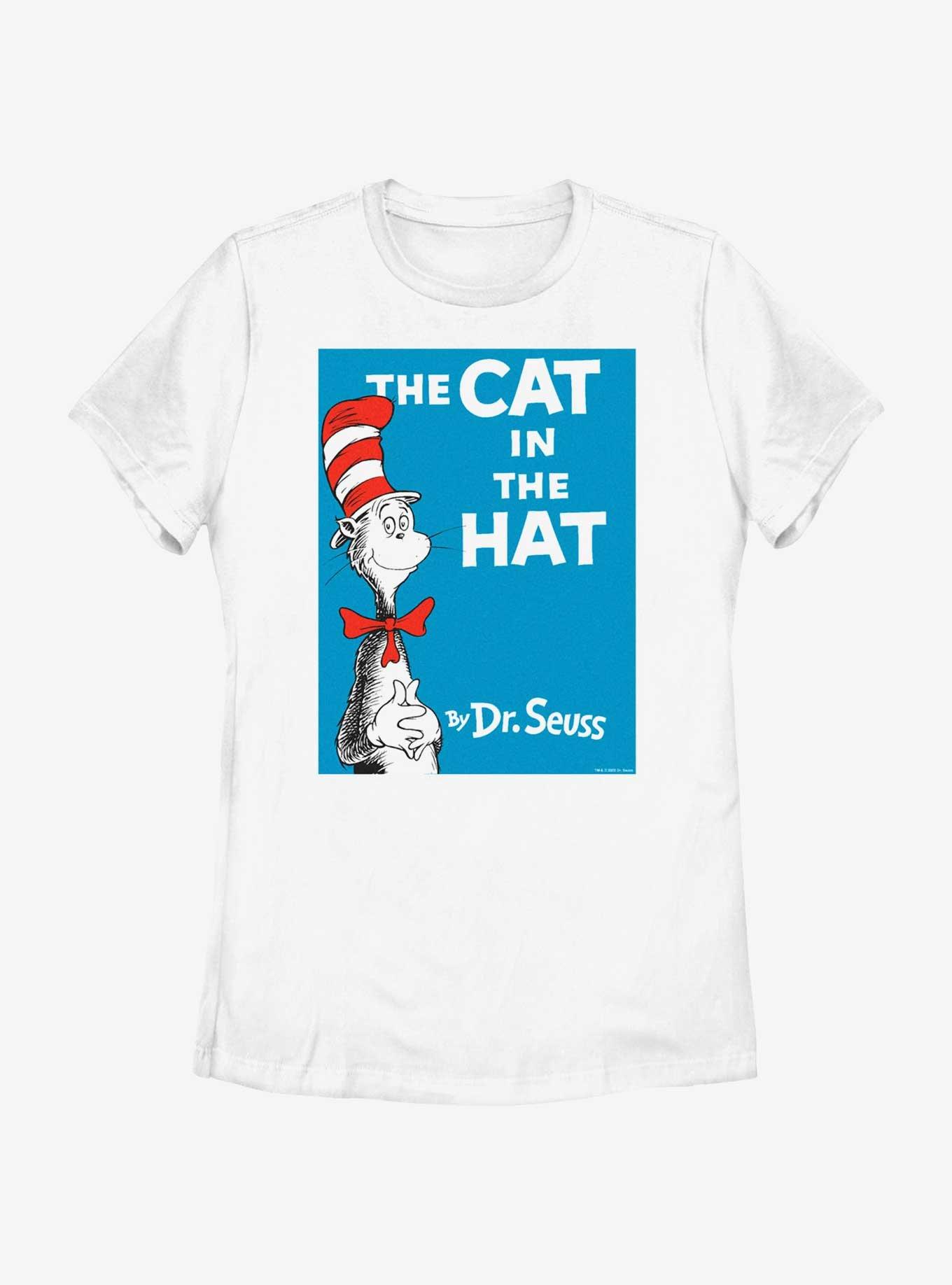 Dr. Seuss The Cat In The Hat Poster Womens T-Shirt