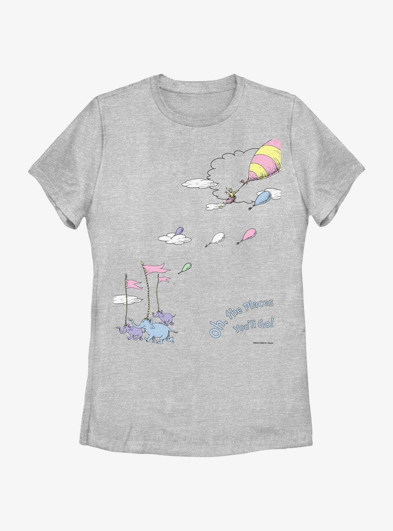 Dr. Seuss Oh The Places You'll Go Womens T-Shirt, , hi-res