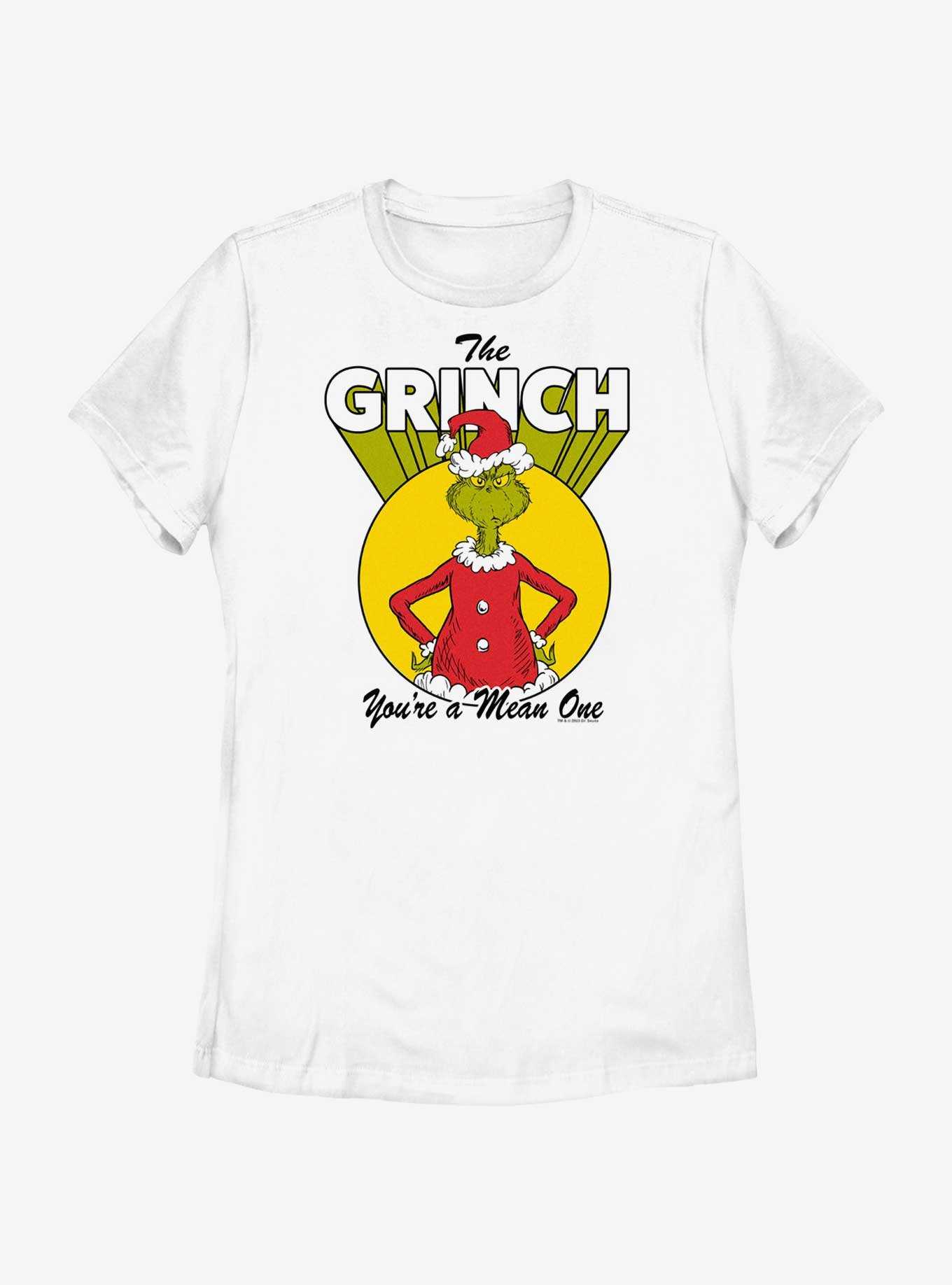 Dr. Seuss The Grinch You're A Mean One Womens T-Shirt, , hi-res
