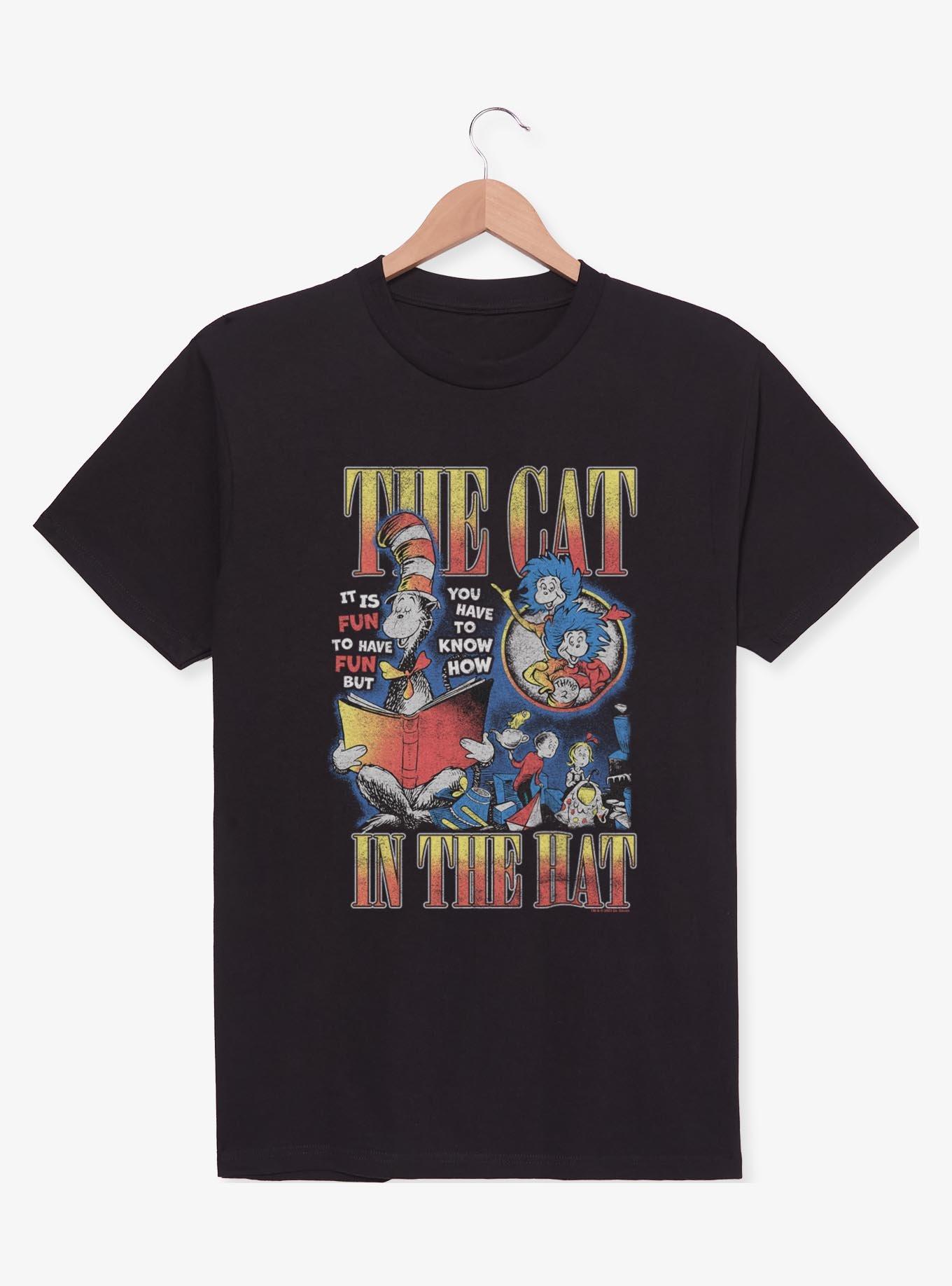 Dr. Seuss's Cat In The Hat Reading T-Shirt