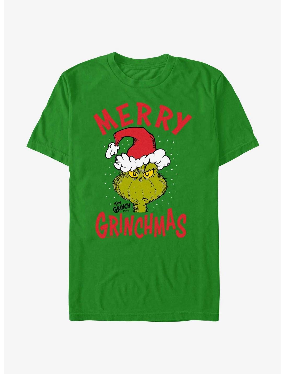 Dr. Seuss Merry Grinchmas T-Shirt, KELLY, hi-res