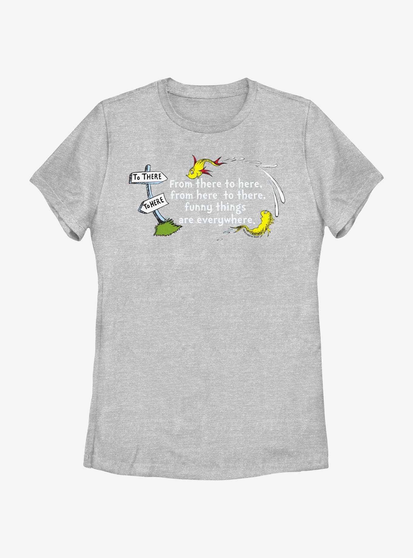 Dr. Seuss From Here To Everywhere Womens T-Shirt, , hi-res