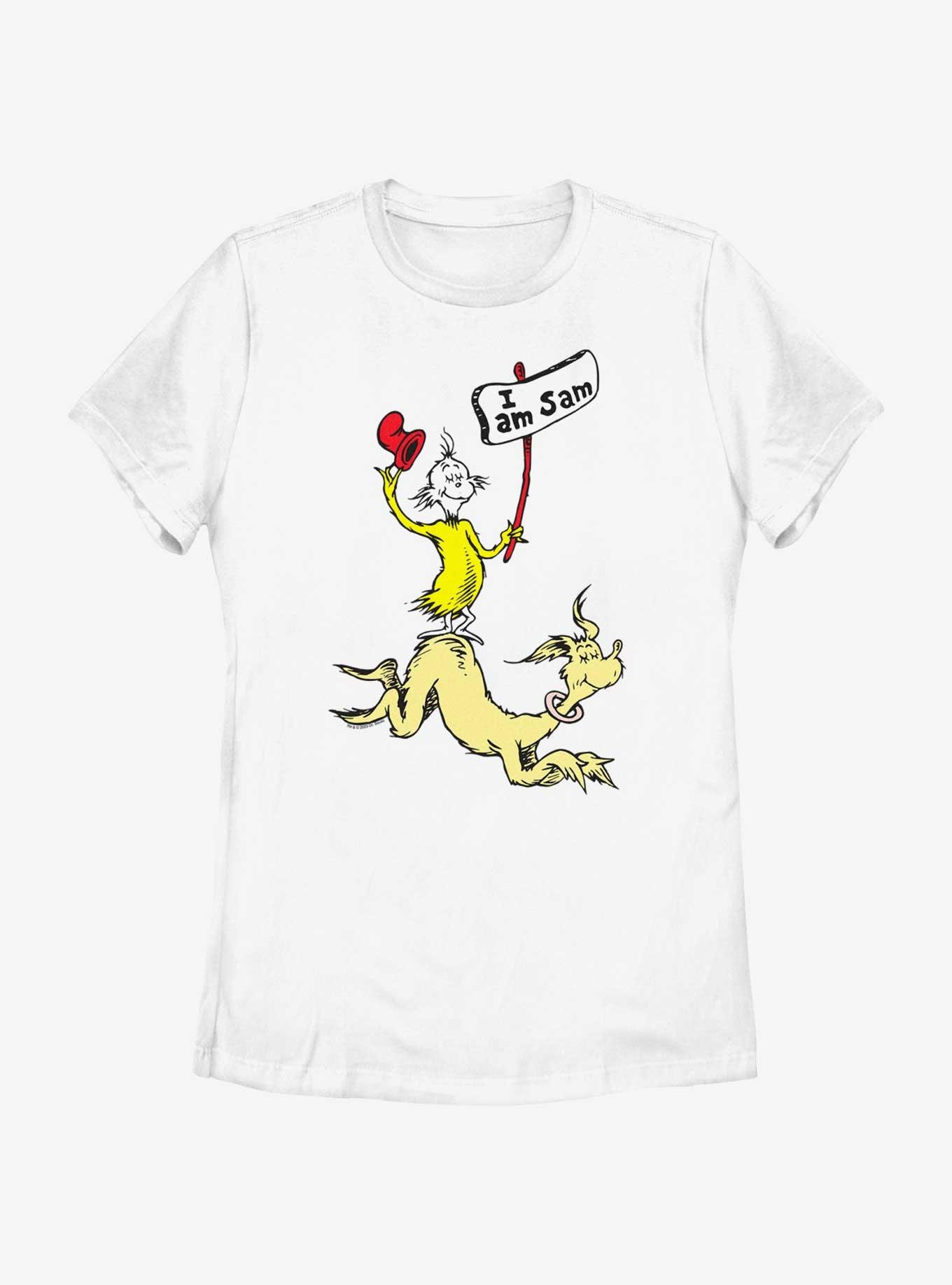 Dr. Seuss I Am Sam Womens T-Shirt, WHITE, hi-res