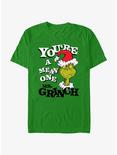 Dr. Seuss You're A Mean One Mr. Grinch T-Shirt, KELLY, hi-res